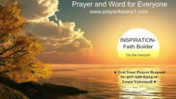 A NEW INSPIRATION - Friday's Faith 👍