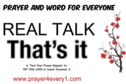 REAL TALK - Thursday 💯!